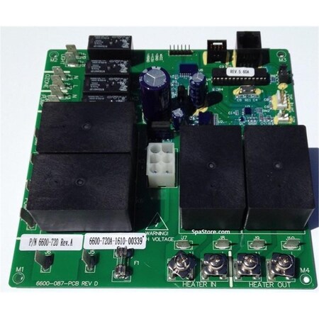 Bufonada Circuit Board with 4 Big Relays for LX-15 Rev 5.57 2000 Plus - 2 Pumps BU2115713